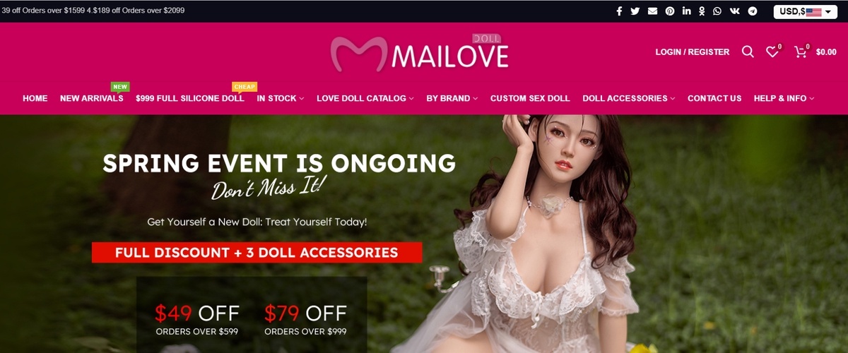 MaiLoveDoll, Sex Doll Shop