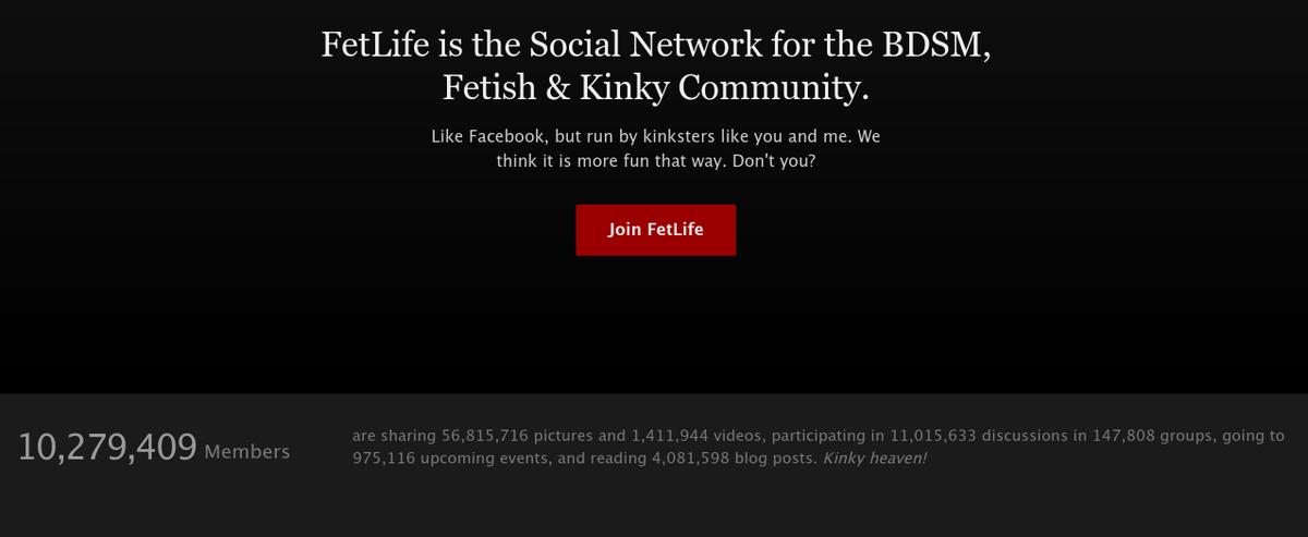 FetLife, Hookup & Sex Dating Sites