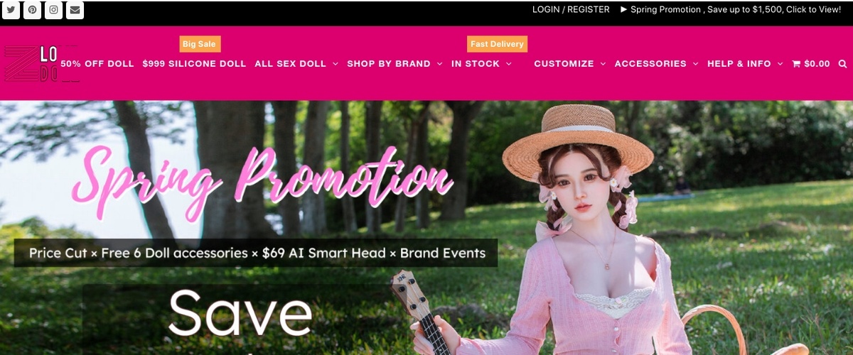 ZLoveDoll, Sex Doll Shop