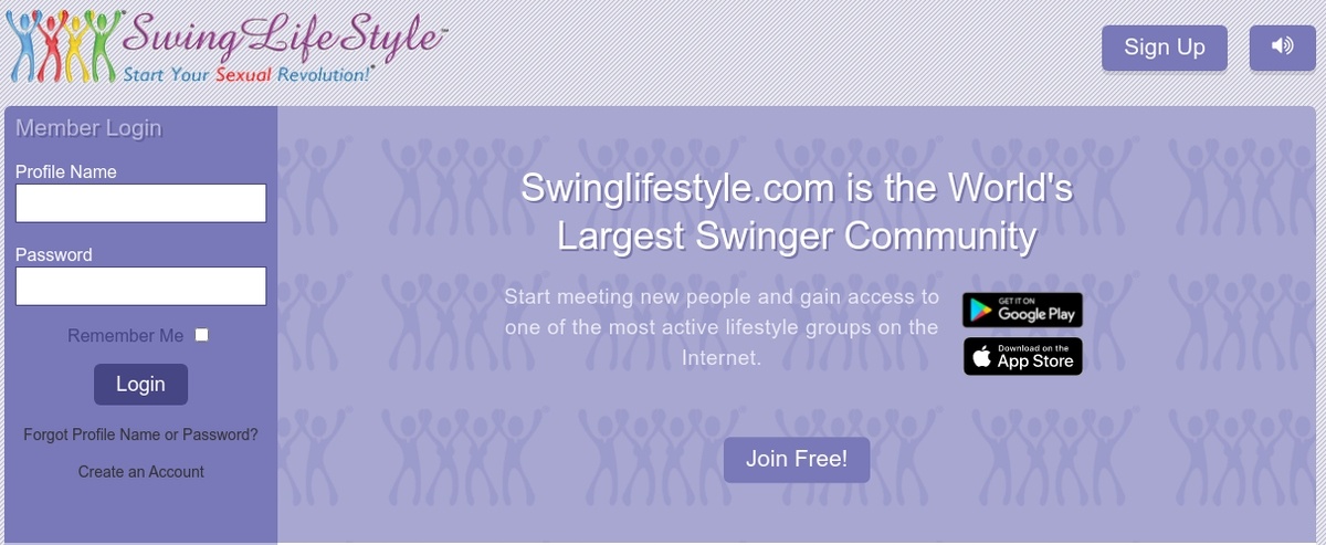 SwingLifestyle, Hookup & Sex Dating Sites