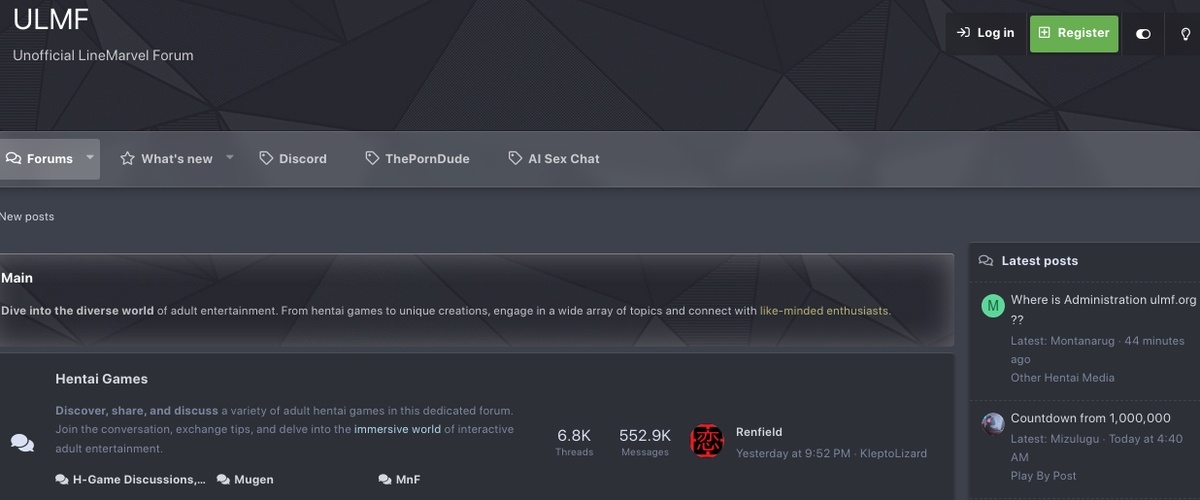 ULMF, Free Sex Games