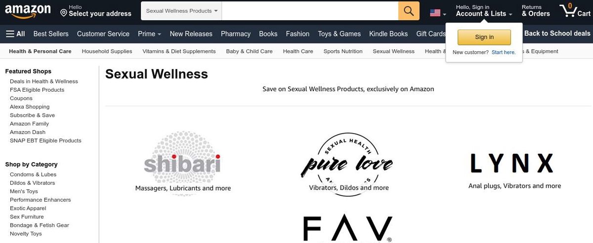 Amazon Sex Toys, Hall Of Fame