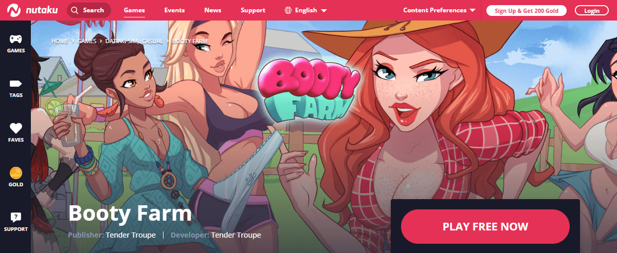 Booty Farm, Best Porn Games