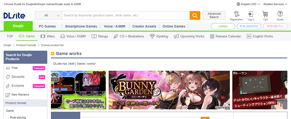 DLsite Games, Best Porn Games