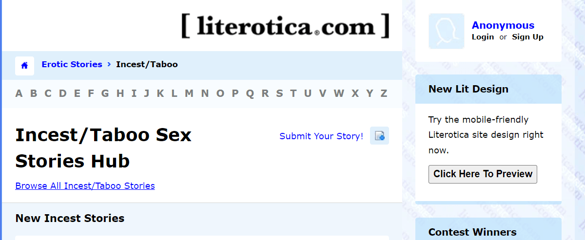 Literotica Taboo Stories, Taboo Porn Sites