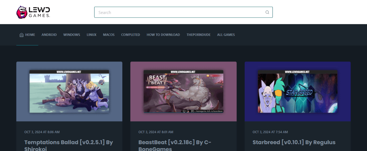 LewdGames, Free Sex Games