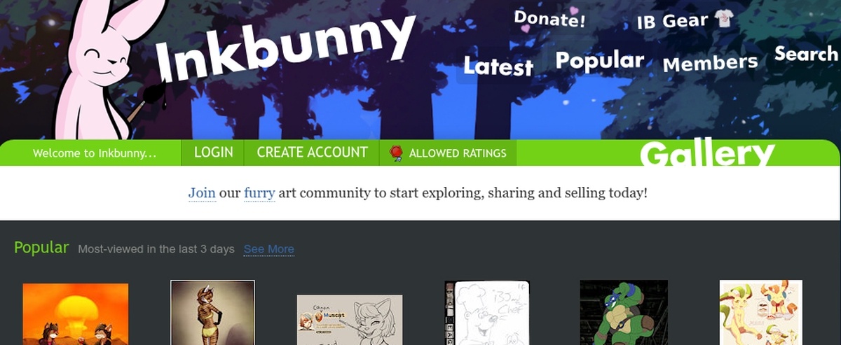 InkBunny, Hentai Porn Sites