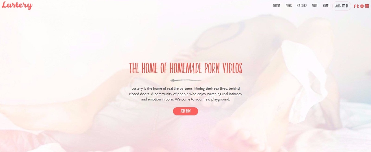 Lustery, Premium Amateur Porn Sites