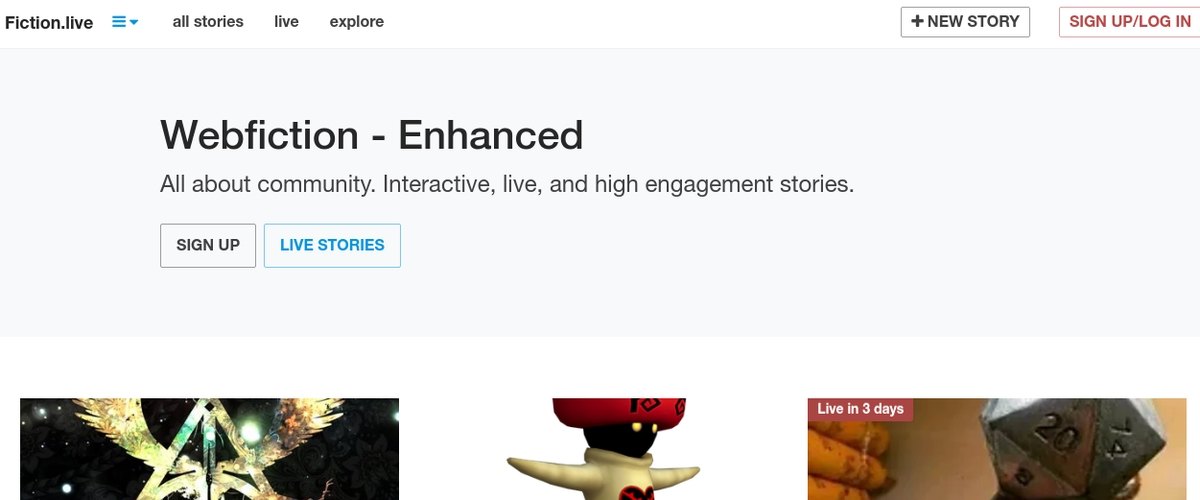 Fiction Live, Sex Stories Sites