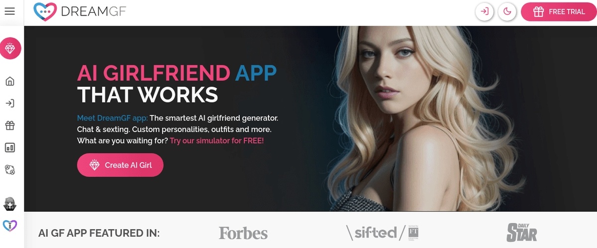 DreamGF, AI Porn Sites