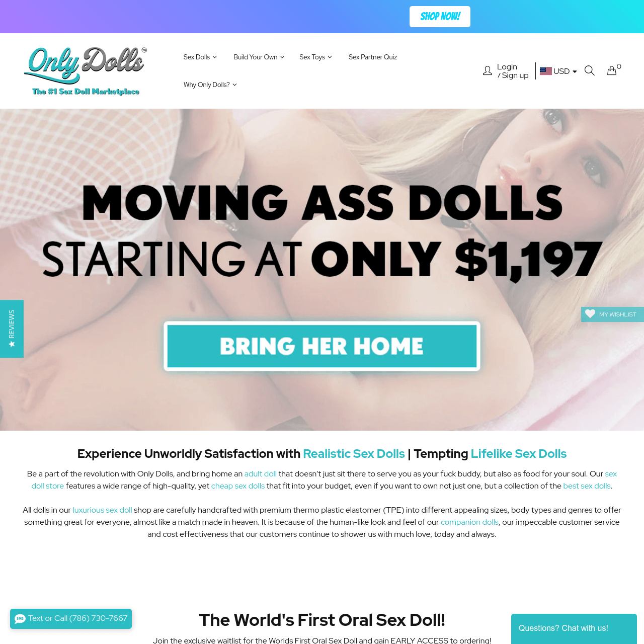 Only Dolls, Sex Doll Shop