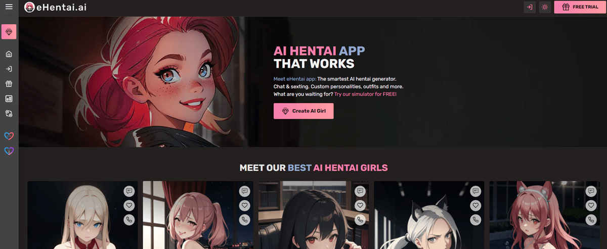 eHentai.ai, AI Porn Sites