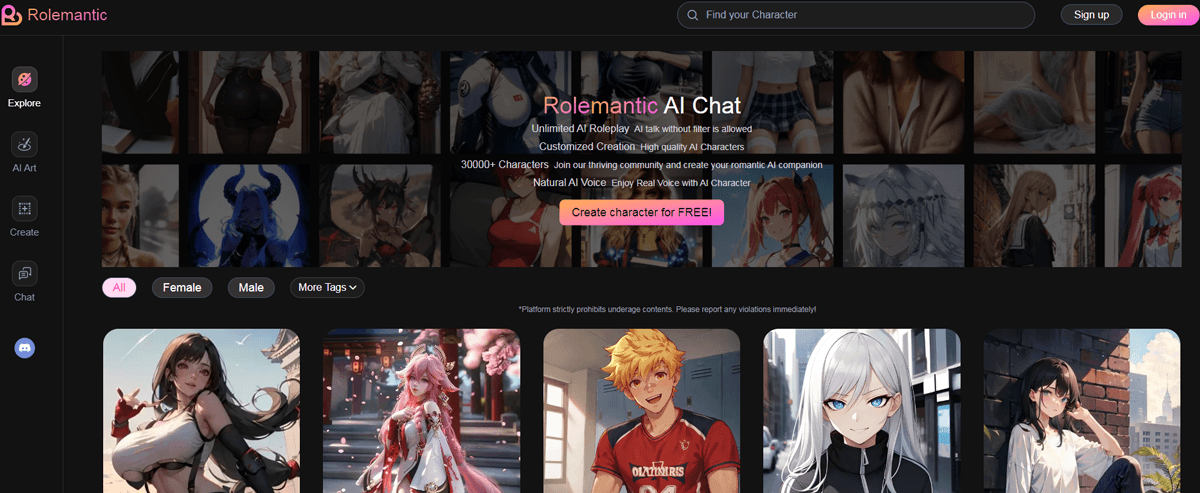 Rolemantic AI, Hall Of Fame