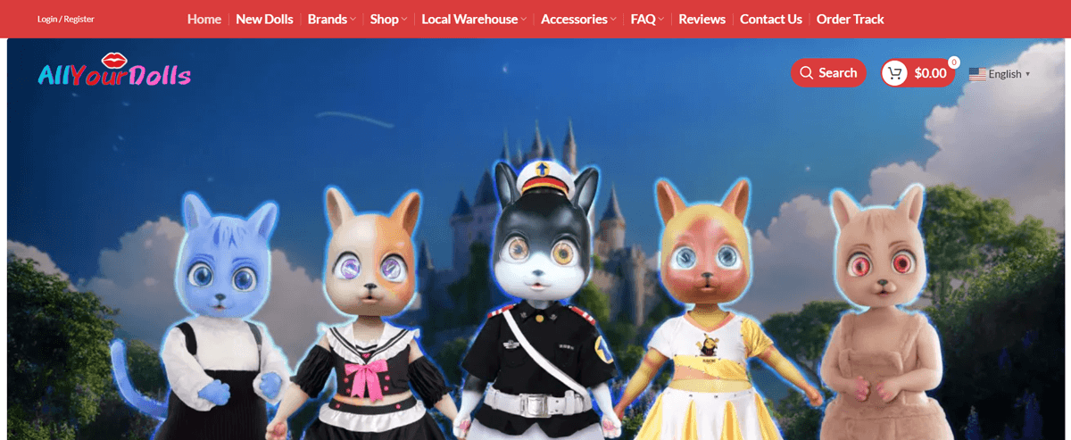 AllYourDolls, Sex Doll Shop