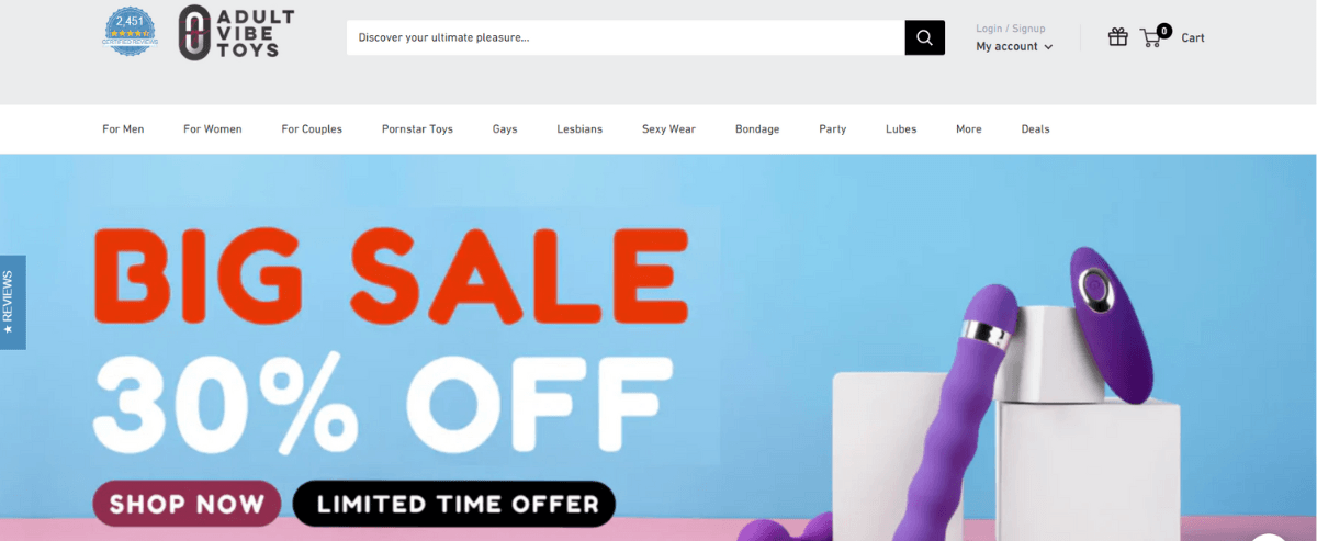 AdultVibeToys, Sex Doll Shop