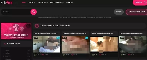 RulePorn, Amateur Porn Sites