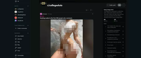 Reddit College Sluts, Teen Porn Sites (18+)