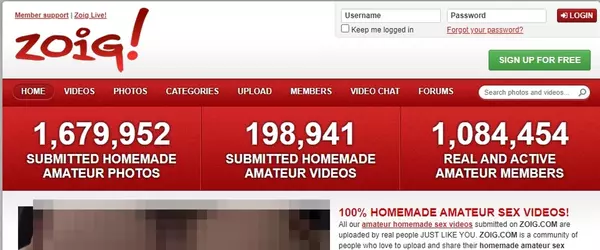 Zoig, Premium Amateur Porn Sites