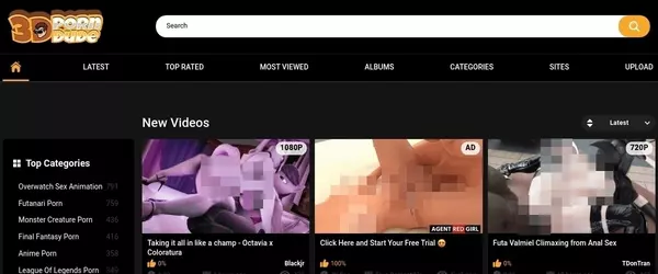 3D Porn Dude, 3D Porn Sites