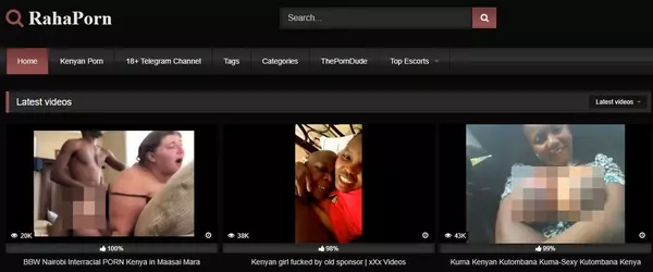 RahaPorn, Black Porn Sites