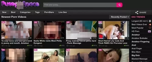 PussySpace, Free Porn Tube Sites