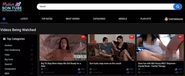 MotherSonTube, Taboo Porn Sites