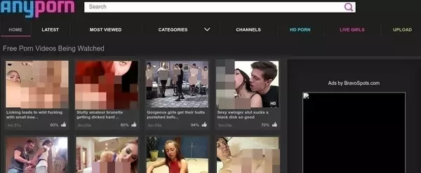 AnyPorn, Free Porn Tube Sites