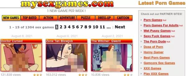 MySexGames, Free Sex Games