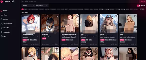 Desirex.ai, AI Porn Sites