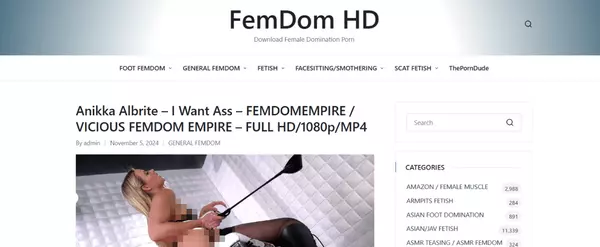 FemDomHD, Free Porn Download Sites