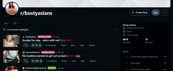 Reddit Busty Asians, Asian Porn Sites