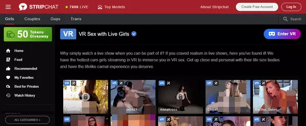StripChat VR, VR Porn Sites