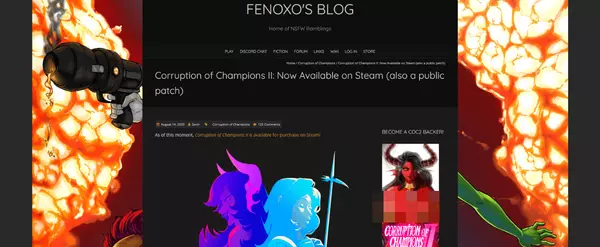 Corruption Of Champions, Free Sex Games