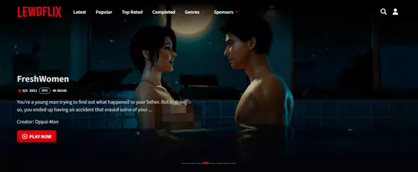 LewdFlix, Free Sex Games
