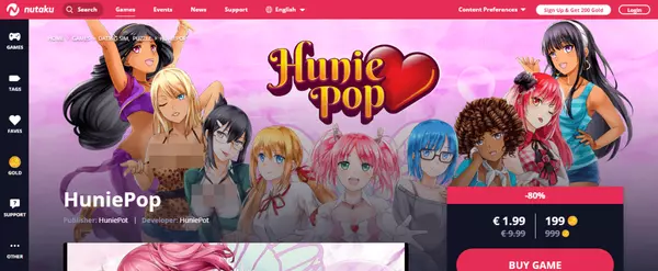 HuniePop, Free Sex Games