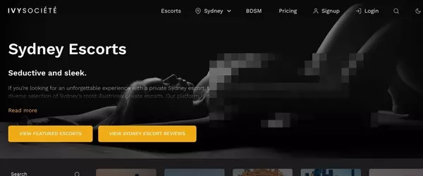 Ivy Société, Escort Sites