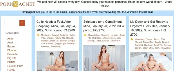 PornMagnet, Free Porn Download Sites