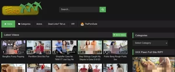 EuroXXX, Free Porn Tube Sites