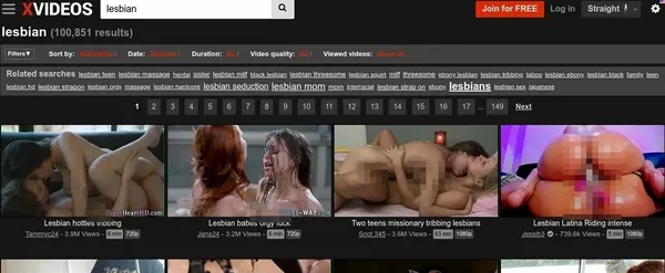 XVideos Lesbian
