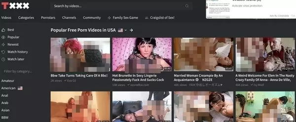 TXXX, Free Porn Tube Sites