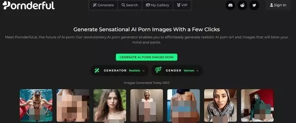 Pornderful, AI Porn Sites