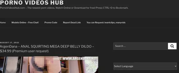 PornoVideosHub, Free Porn Tube Sites