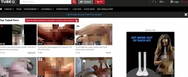 Tube8, Free Porn Tube Sites